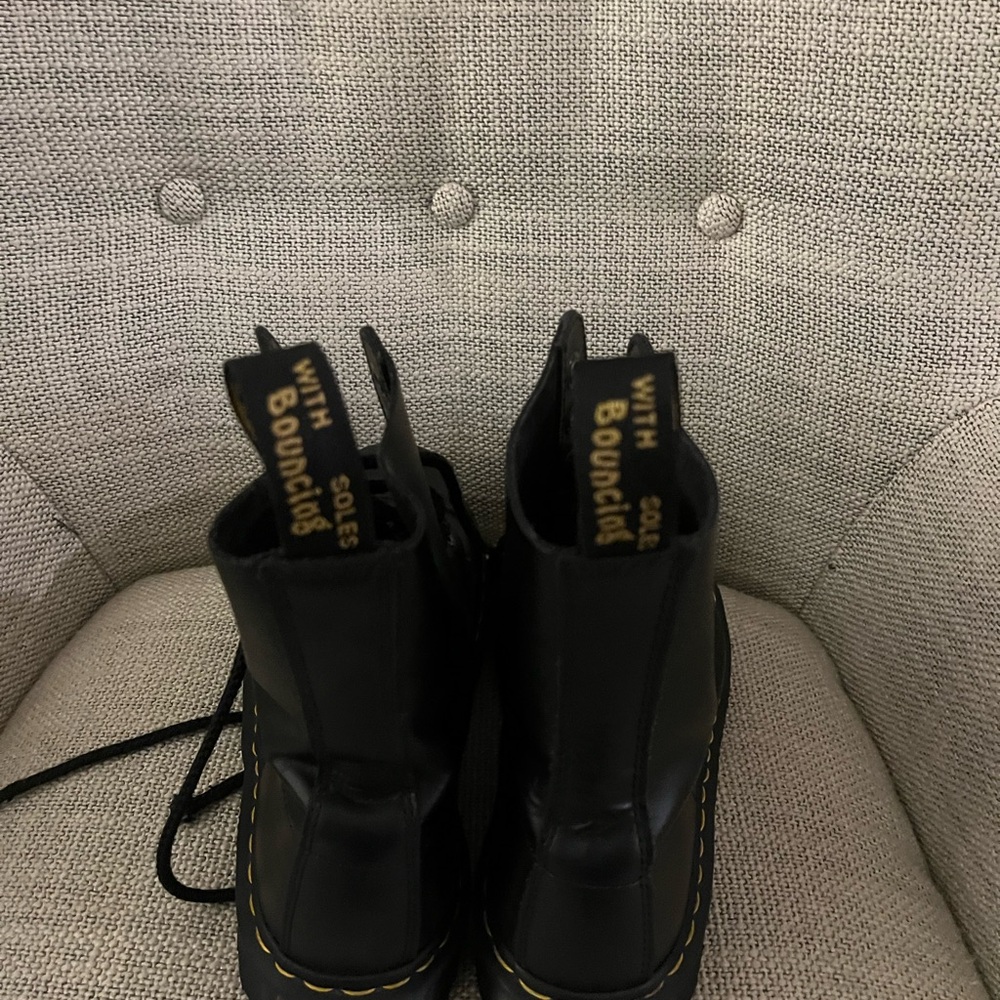 Dr. Martens Black Combat Boots - Picture 4 of 7